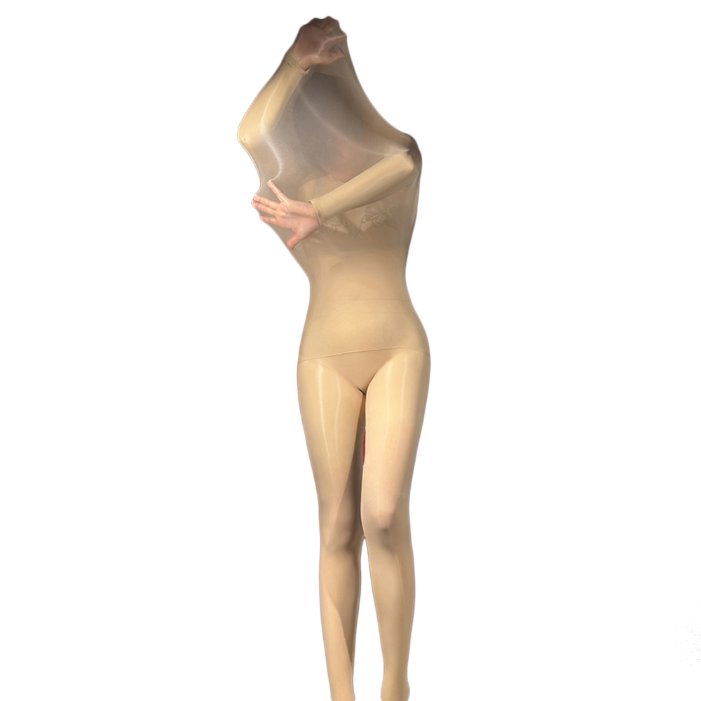 Tights Pantyhose Sheer - Vrouwen Unisex Sexy Olie Glanzende Bodysuit