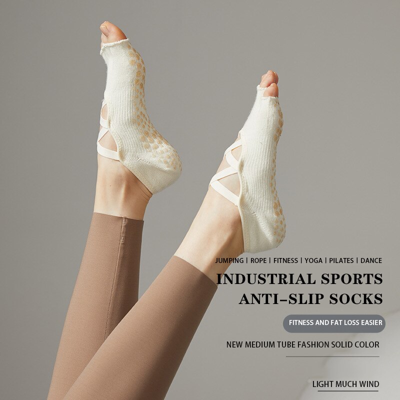 Dames Yoga Sokken Non Slip Gre - Grip Sock Yoga recensie en prijs