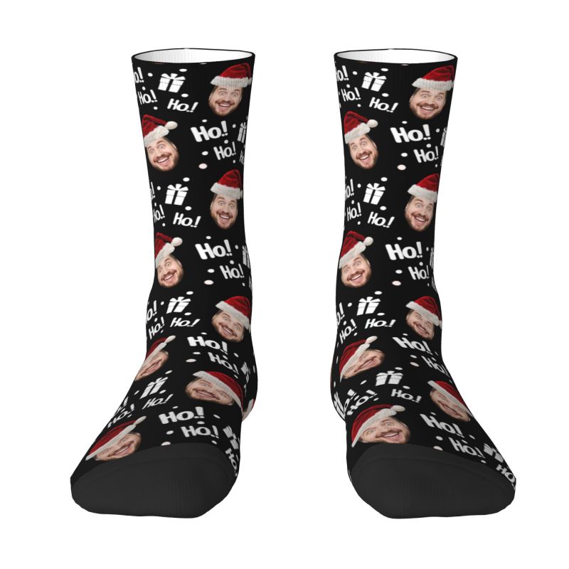 Kerst gezicht foto gepersonali - Dress Sock Men recensie en prijs