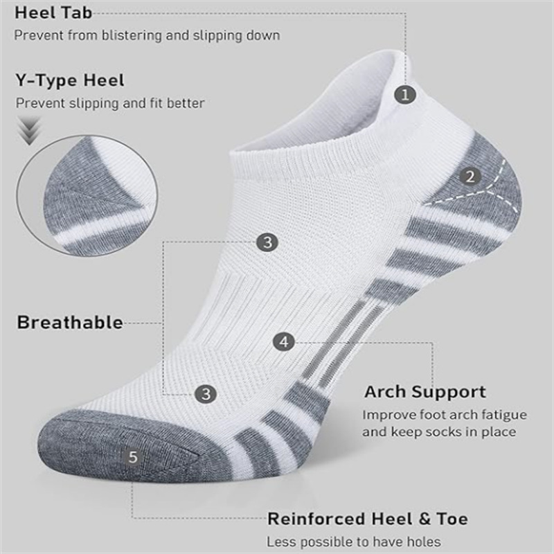 6/12 paar atletische hardloops - Athletic Sock Cushion recensie en prijs